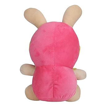 DearJoy Cute Sunflower Bunny Doll/Soft Toy with Shiny Ears/Gift for Boys and Girls (Pink, 35 cm